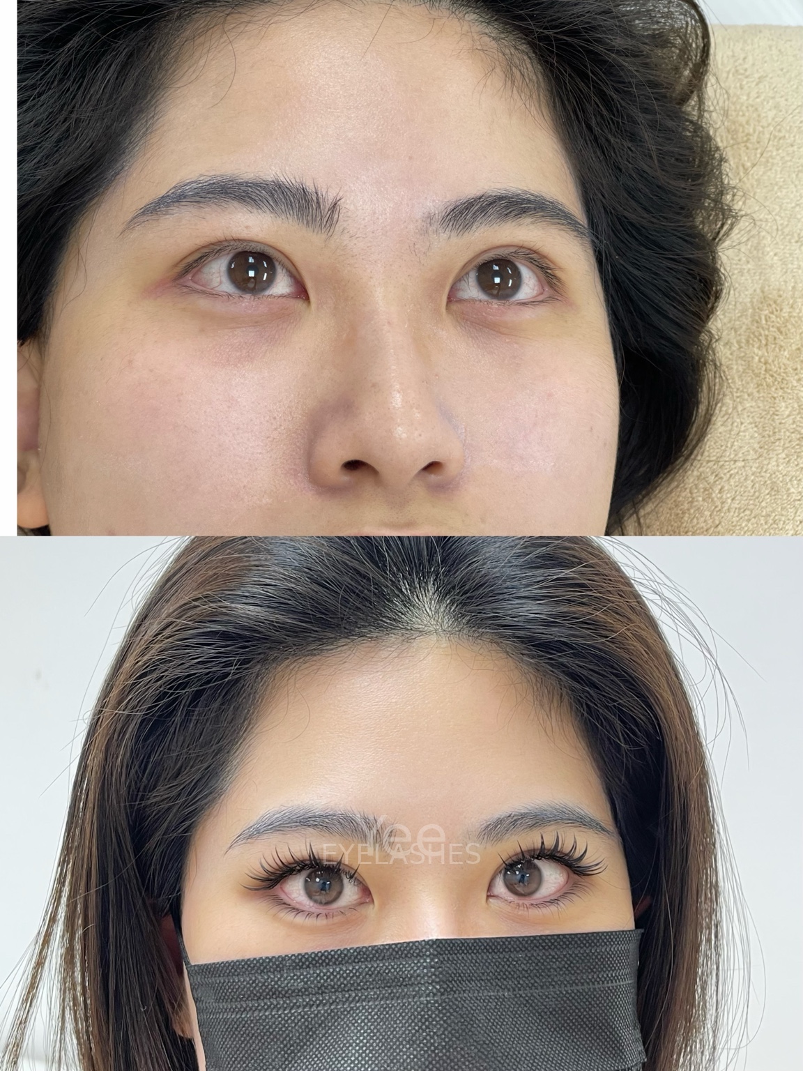 Yee Eyelashes lash transformation